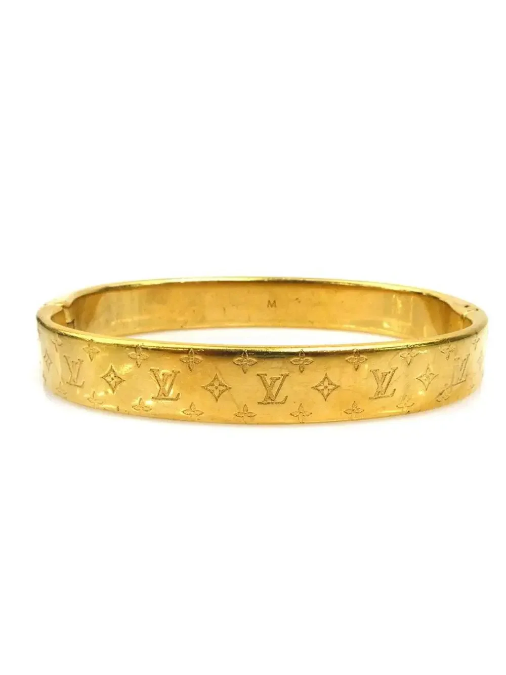 Auth Louis Vuitton Cuff Nanogram #326236L23B